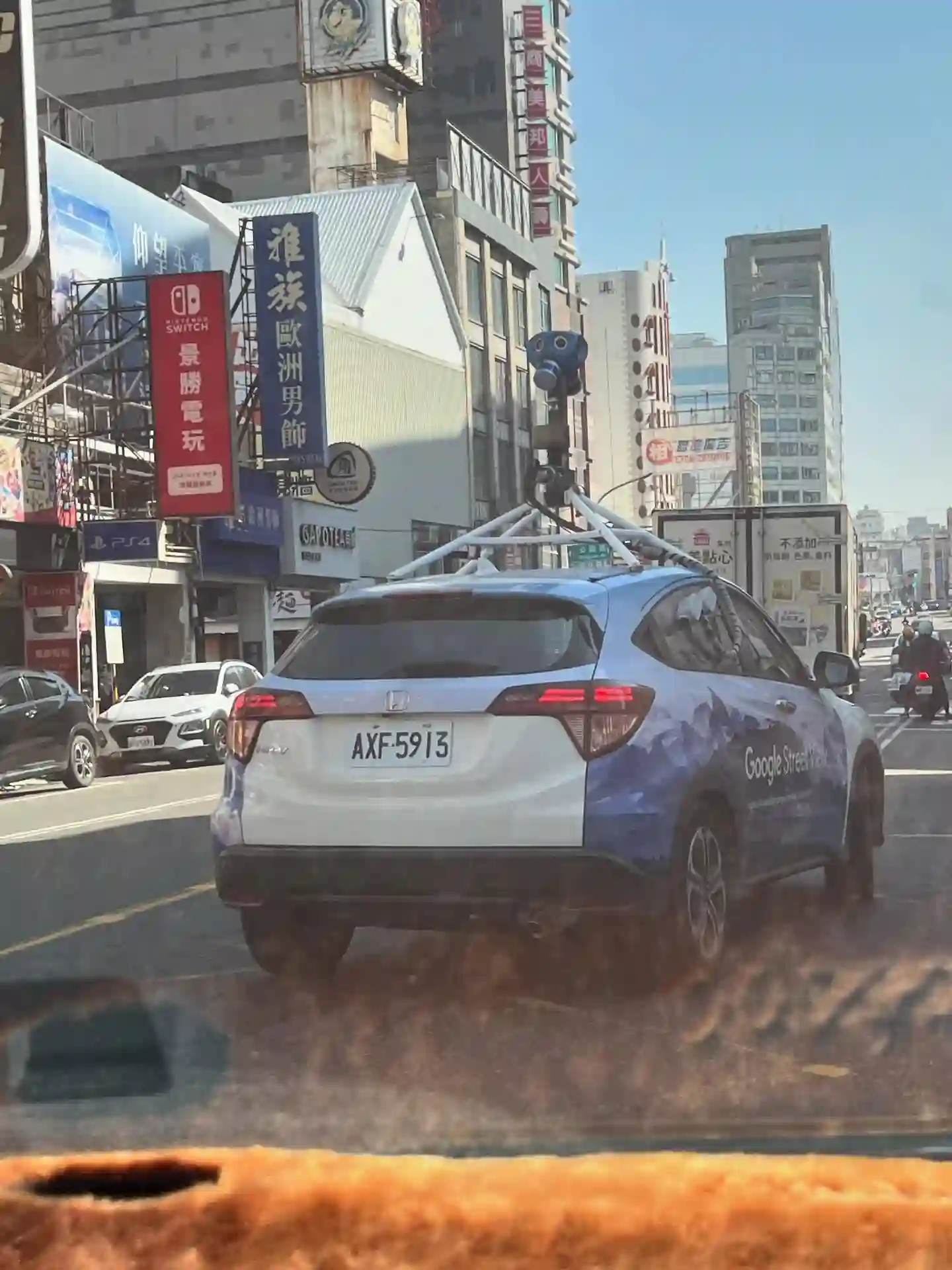 Picture of a Google Car spotted in Tainan, Tainan City, Taiwan on December 17, 2024.