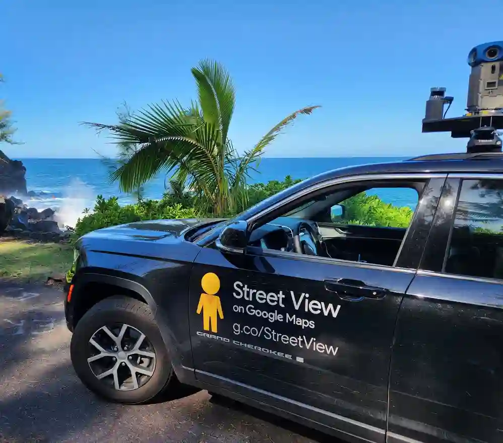 Picture of a Google Car spotted in Pāhoa, Hawaii, United States on December 22, 2024.