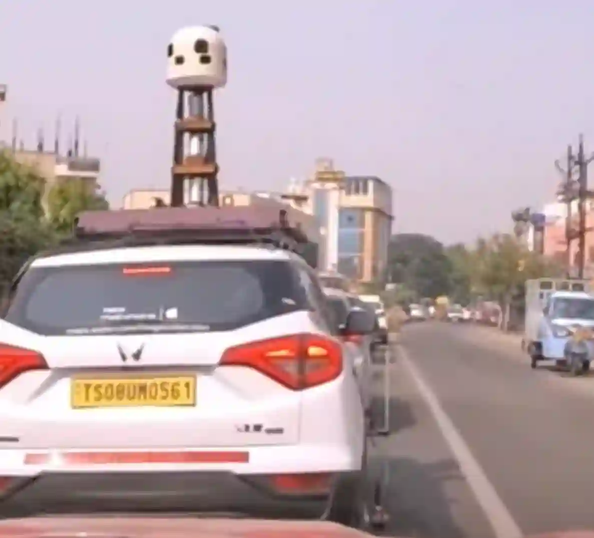 Picture of a Apple Car spotted in Jaipur, Rajasthan, India on December 18, 2024.