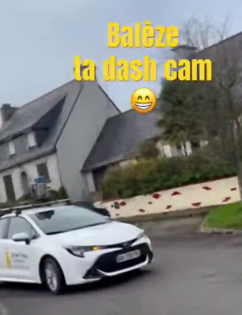 Picture of a Google Car spotted in France on December 19, 2024.