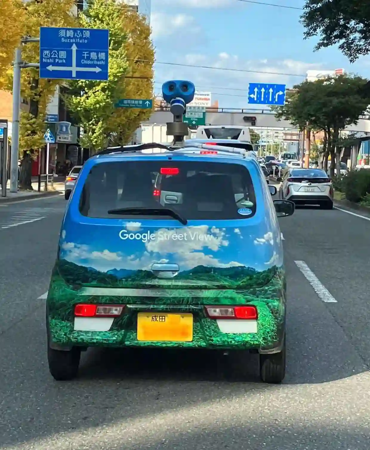 Picture of a Google Car spotted in Fukuoka, Fukuoka, Japan on December 15, 2024.