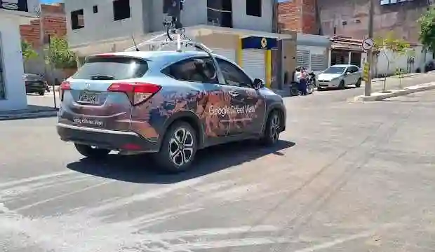 Picture of a Google Car spotted in Barrocas, Bahia, Brazil on December 28, 2024.