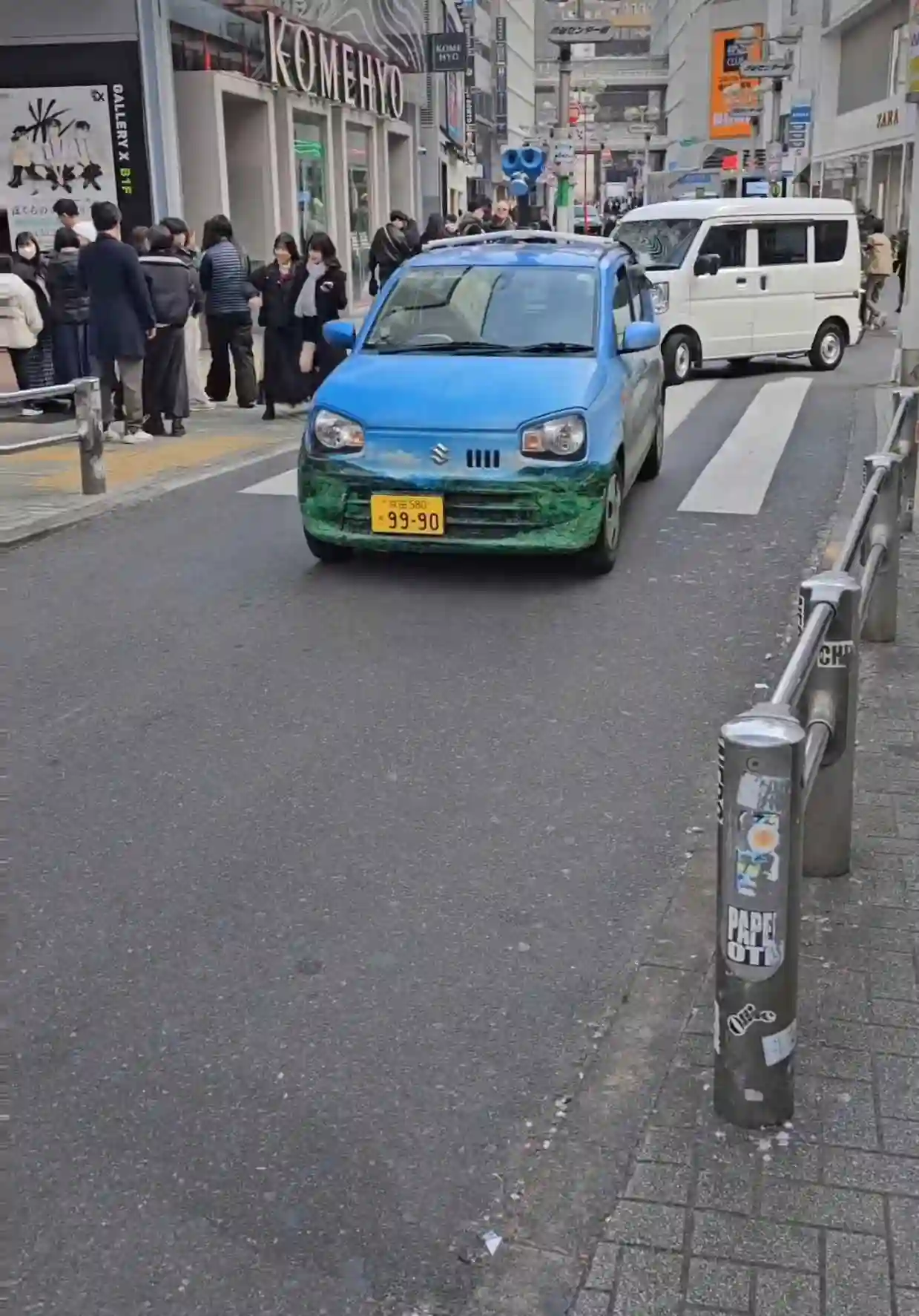 Picture of a Google Car spotted in Shibuya, Tokyo, Japan on December 24, 2024.