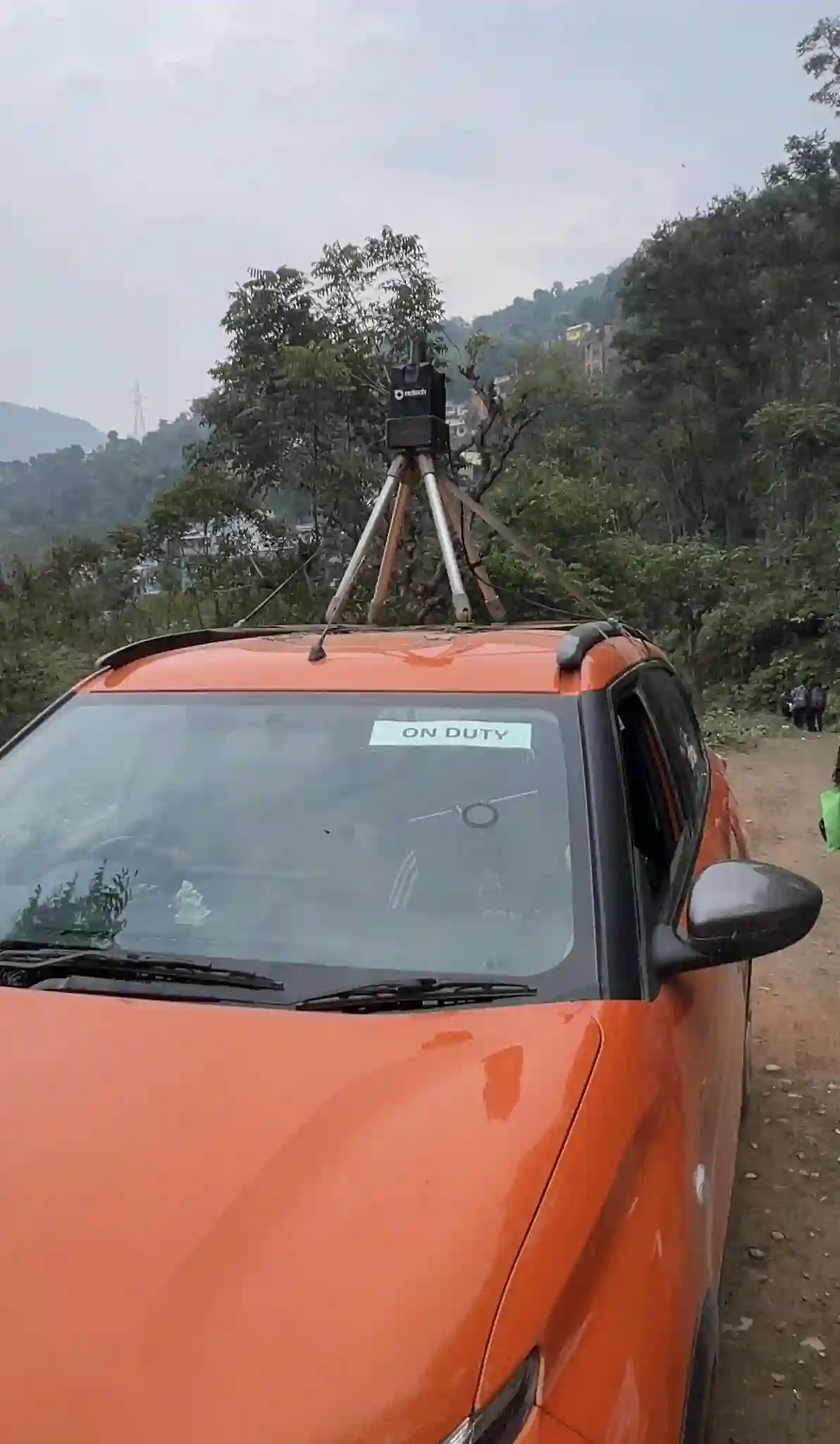 Picture of a Google Car spotted in Galyang, Gandaki Province, Nepal on December 24, 2024.