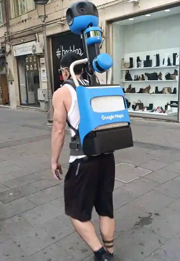 Picture of a Google Car spotted in Salerno, Campania, Italy on October 16, 2024.