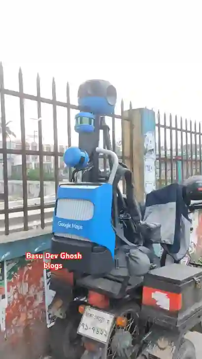 Picture of a Google Car spotted in Kotalipara, Dhaka Division, Bangladesh on January 2, 2025.