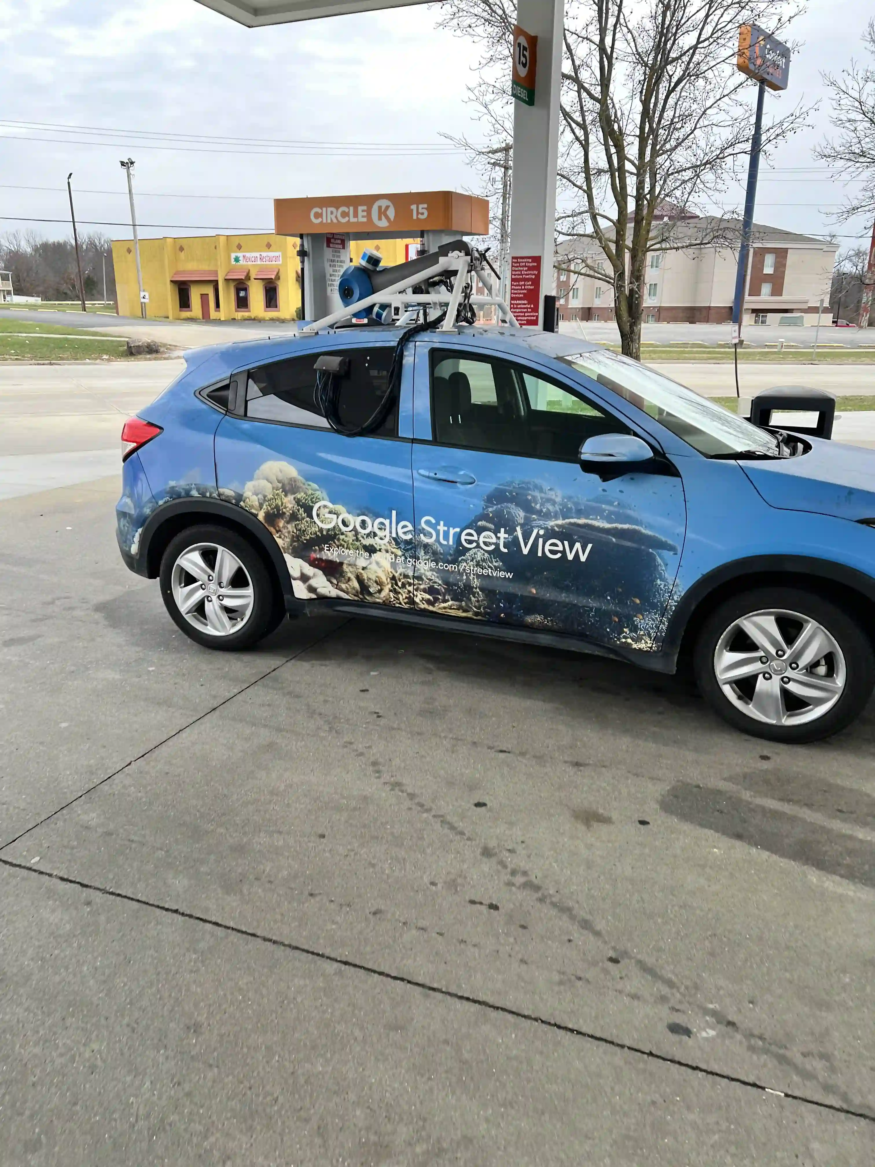 Picture of a Google Car spotted in Mt. Vernon, Illinois, United States on January 2, 2025.