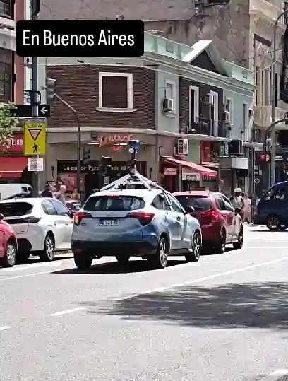 Picture of a Google Car spotted in Buenos Aires, Argentina on January 3, 2025.