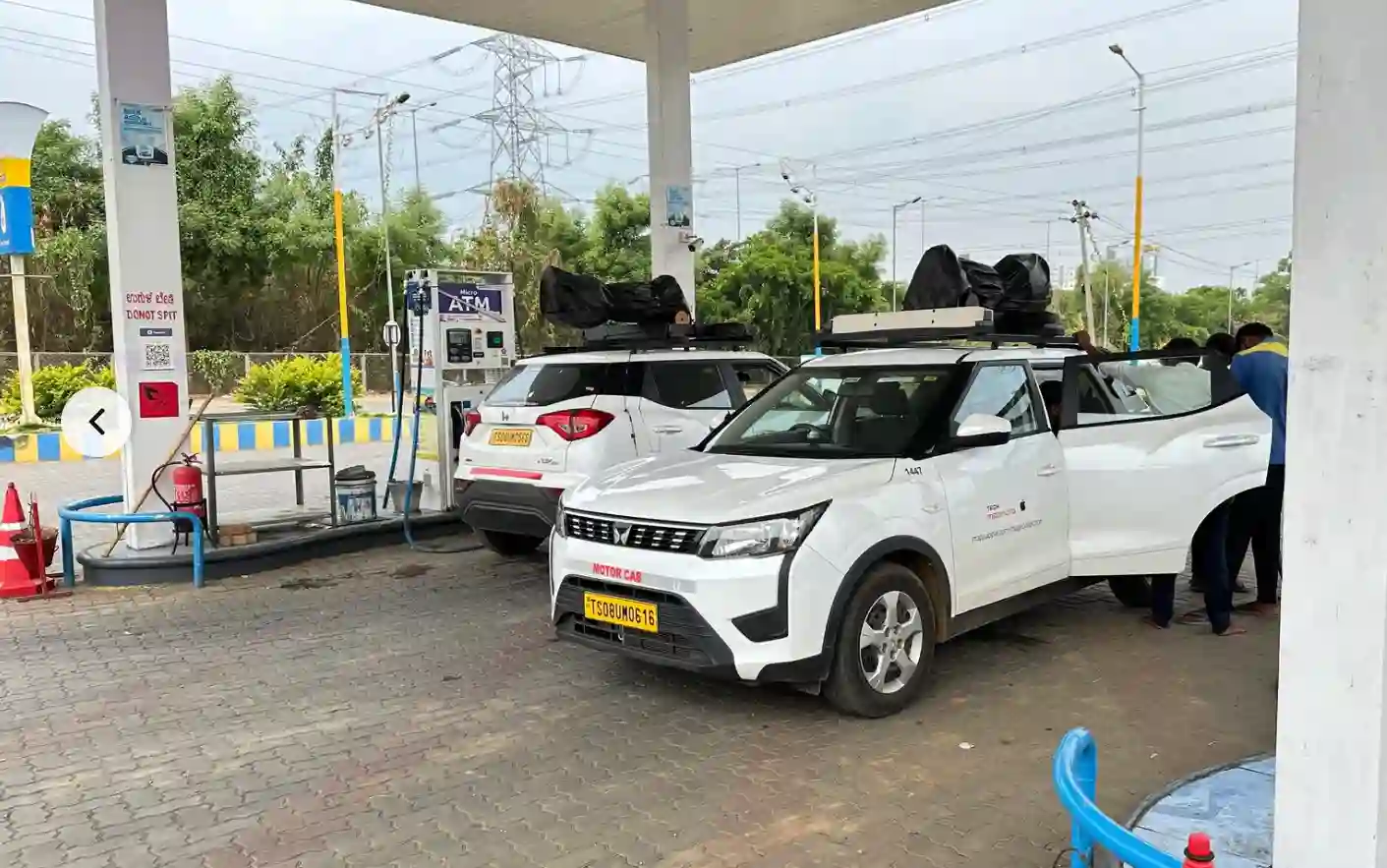 Picture of a Apple Car spotted in Tumakuru, Karnataka, India on May 16, 2024.