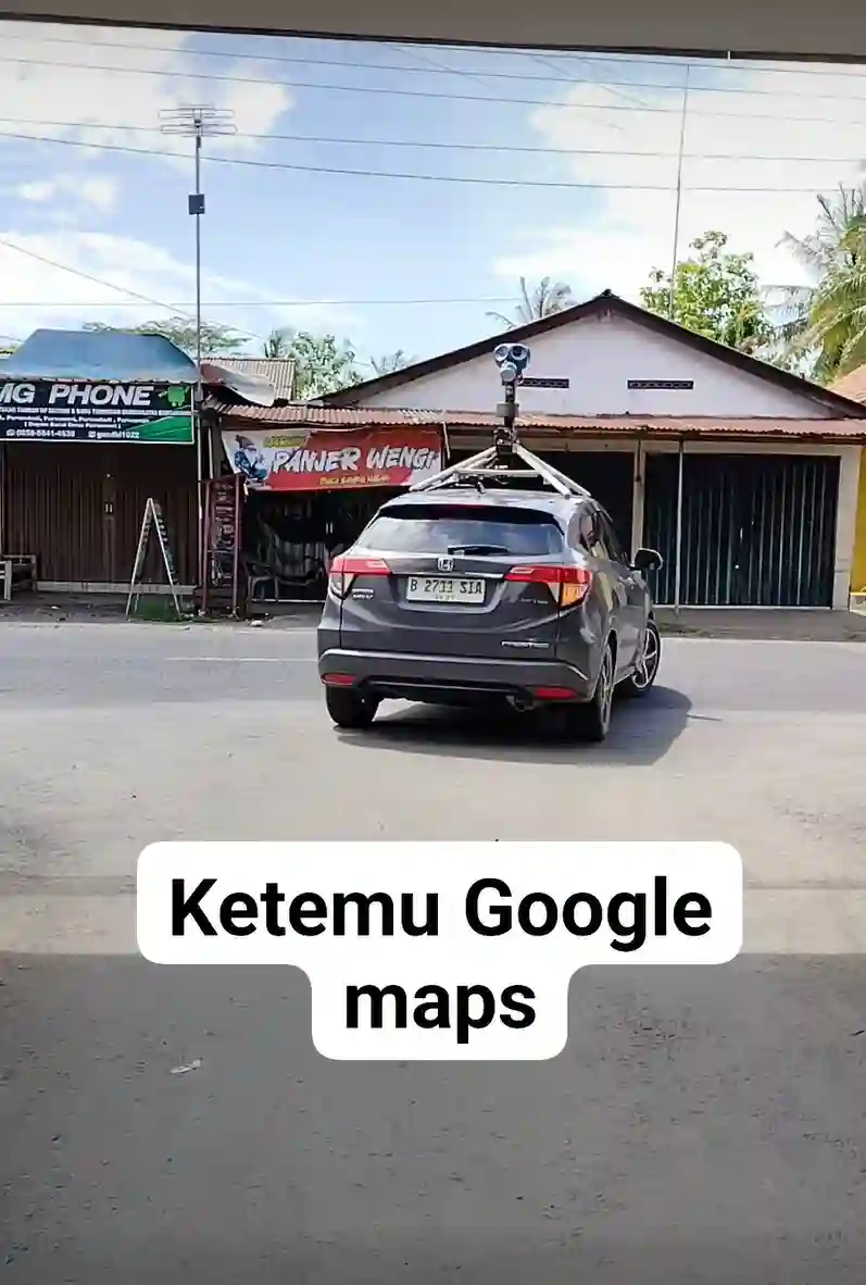 Picture of a Google Car spotted in Purwodadi, Purworejo, Central Java, Indonesia on January 6, 2025.
