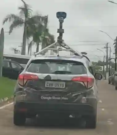 Picture of a Google Car spotted in Tucuruí, Para, Brazil on January 7, 2025.