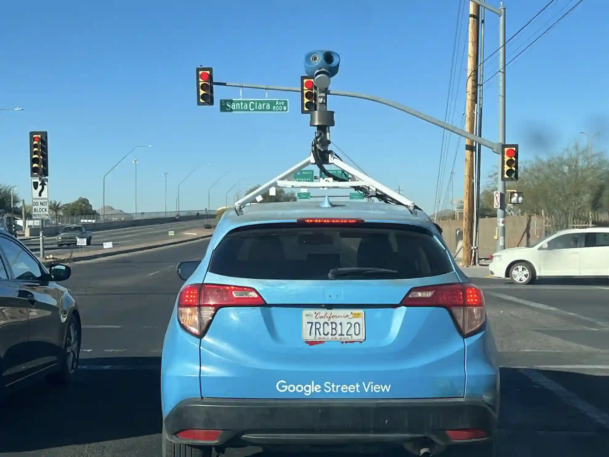 Picture of a Google Car spotted in Tucson, Arizona, United States on January 7, 2025.