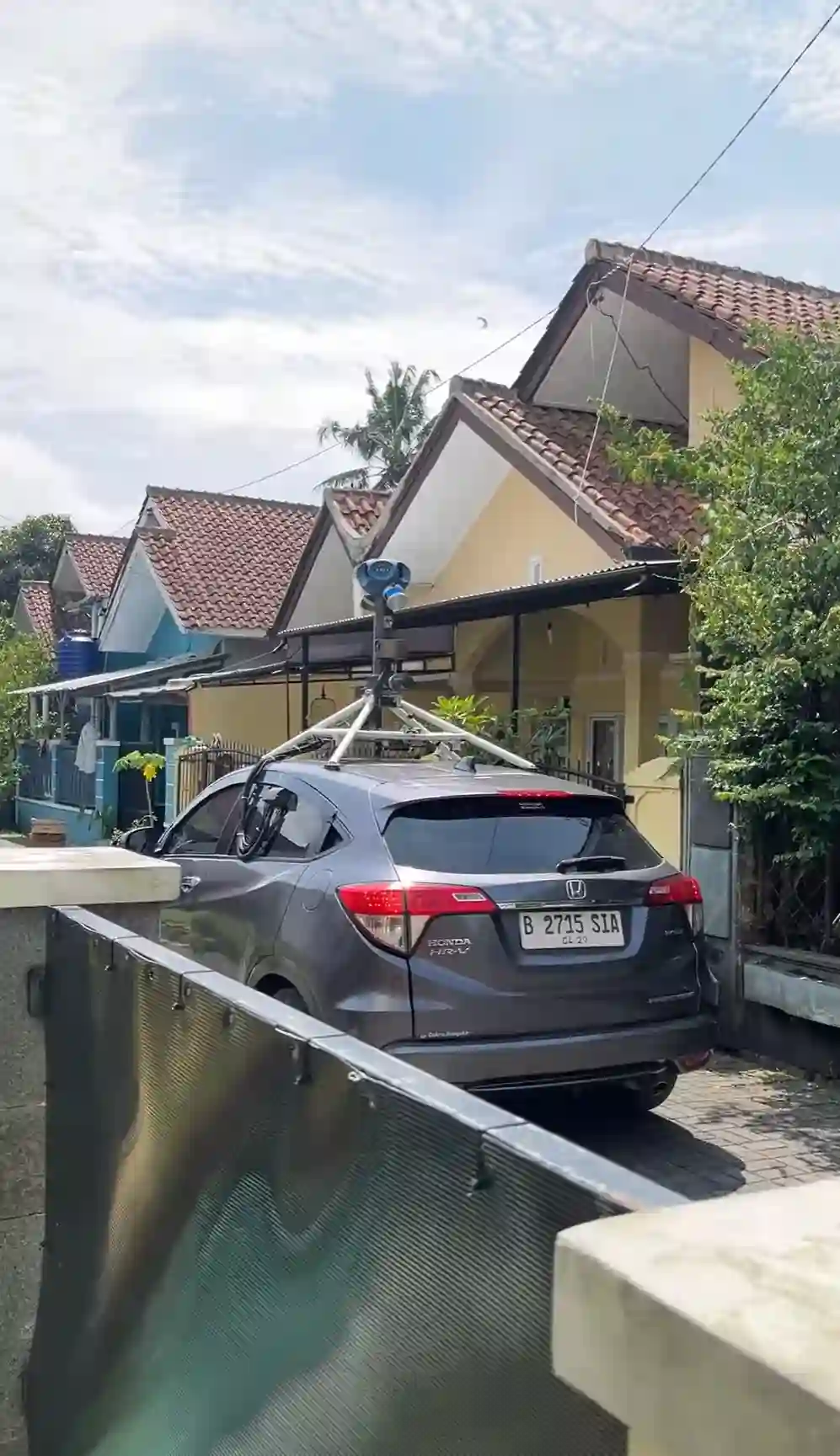 Picture of a Google Car spotted in Western Java, Indonesia on January 9, 2025.