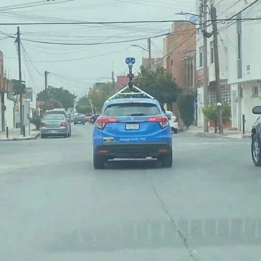 Picture of a Google Car spotted in San Luis Potosi, Mexico on January 9, 2025.