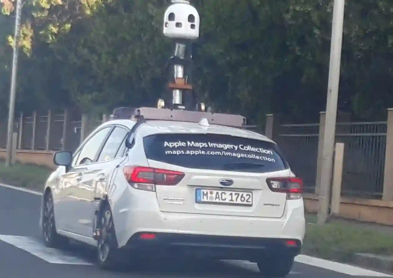 Picture of a Apple Car spotted in Nitra, Nitra Region, Slovakia on September 18, 2024.