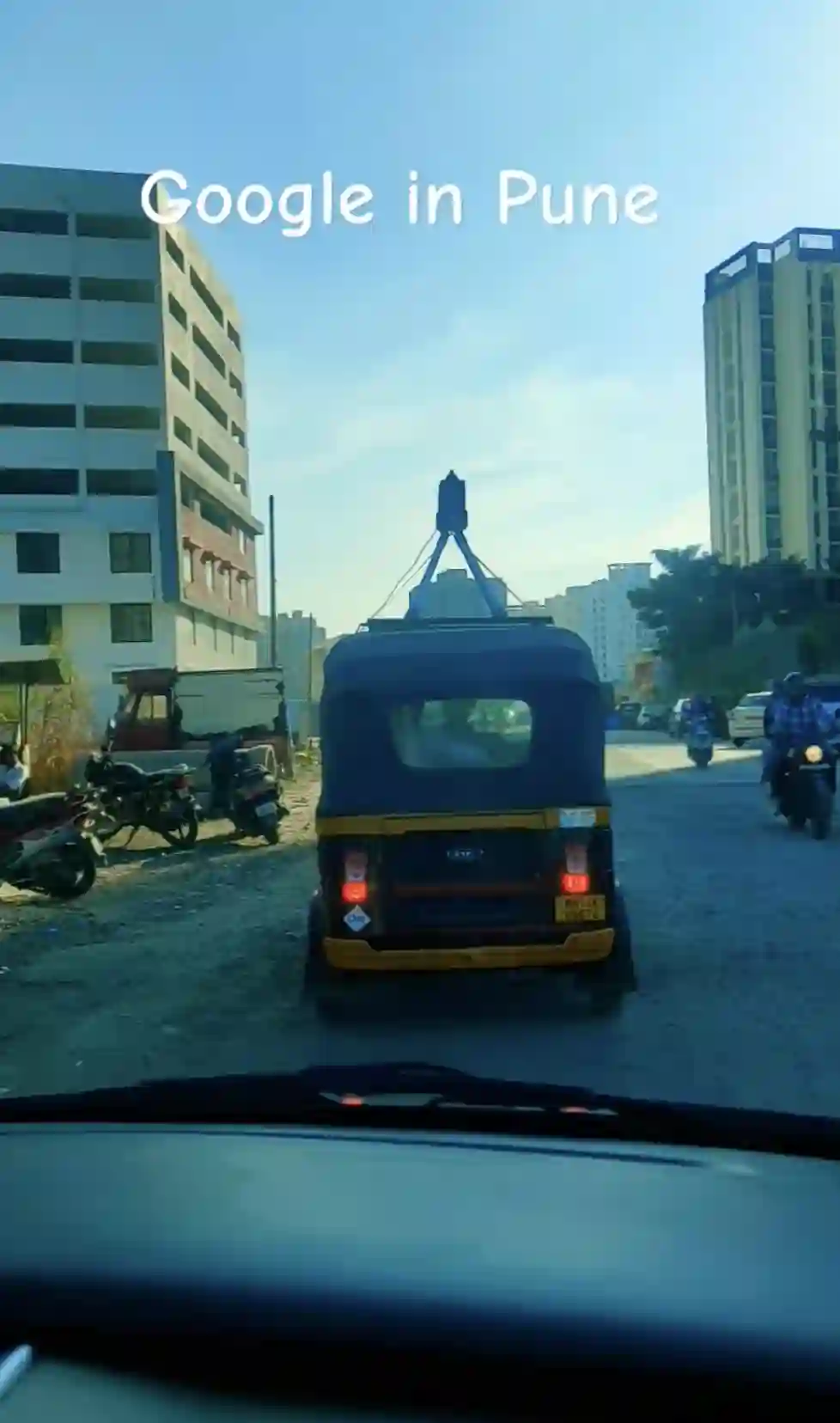 Picture of a Google Car spotted in Pune, Maharashtra, India on January 9, 2025.