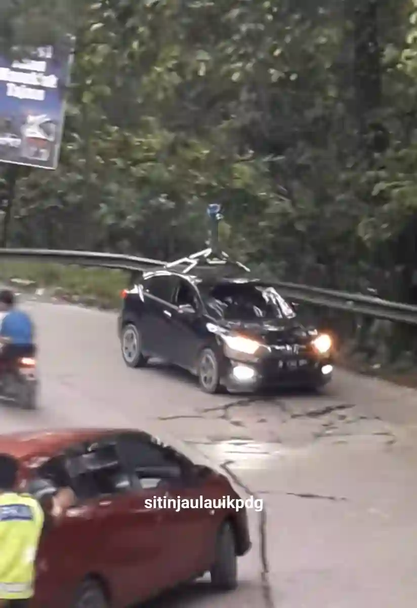 Picture of a Google Car spotted in Lubuk Kilangan, Kota Padang, West Sumatra, Indonesia on January 11, 2025.