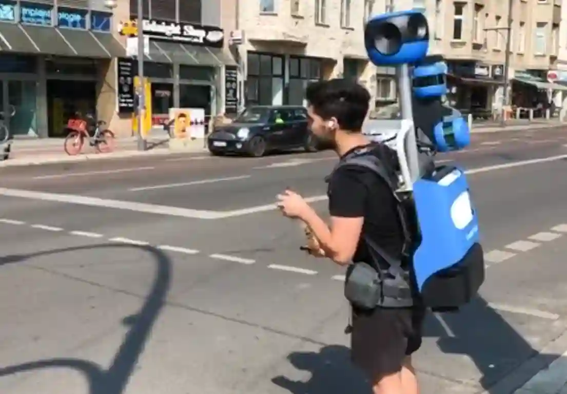 Picture of a Google Car spotted in Berlin, Germany on September 6, 2019.