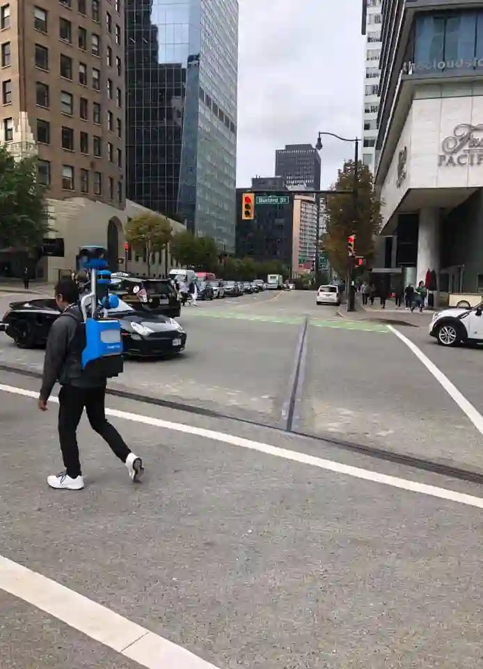 Picture of a Google Car spotted in Vancouver, British Columbia, Canada on September 25, 2019.