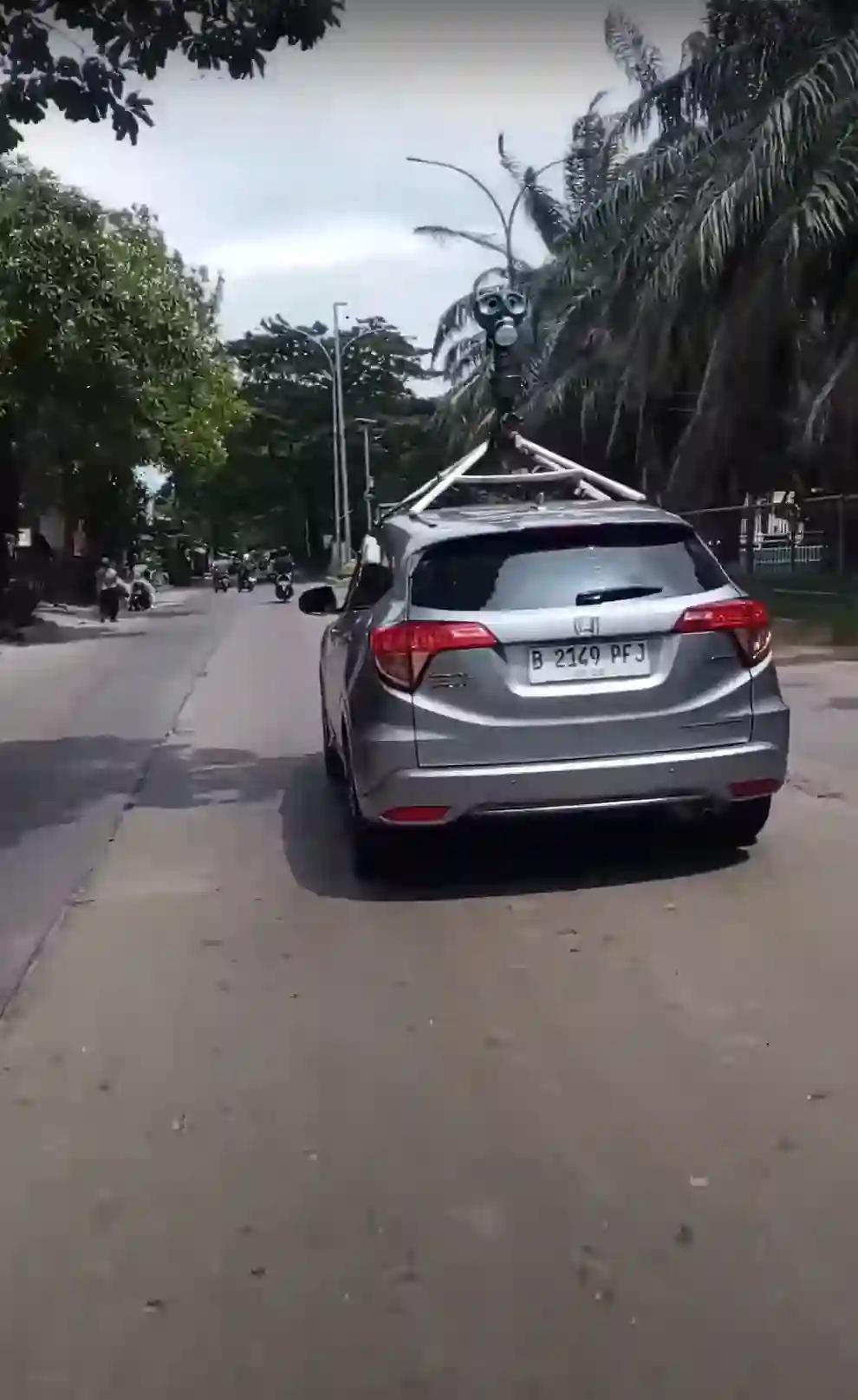 Picture of a Google Car spotted in Tangerang, Banten, Indonesia on January 13, 2025.