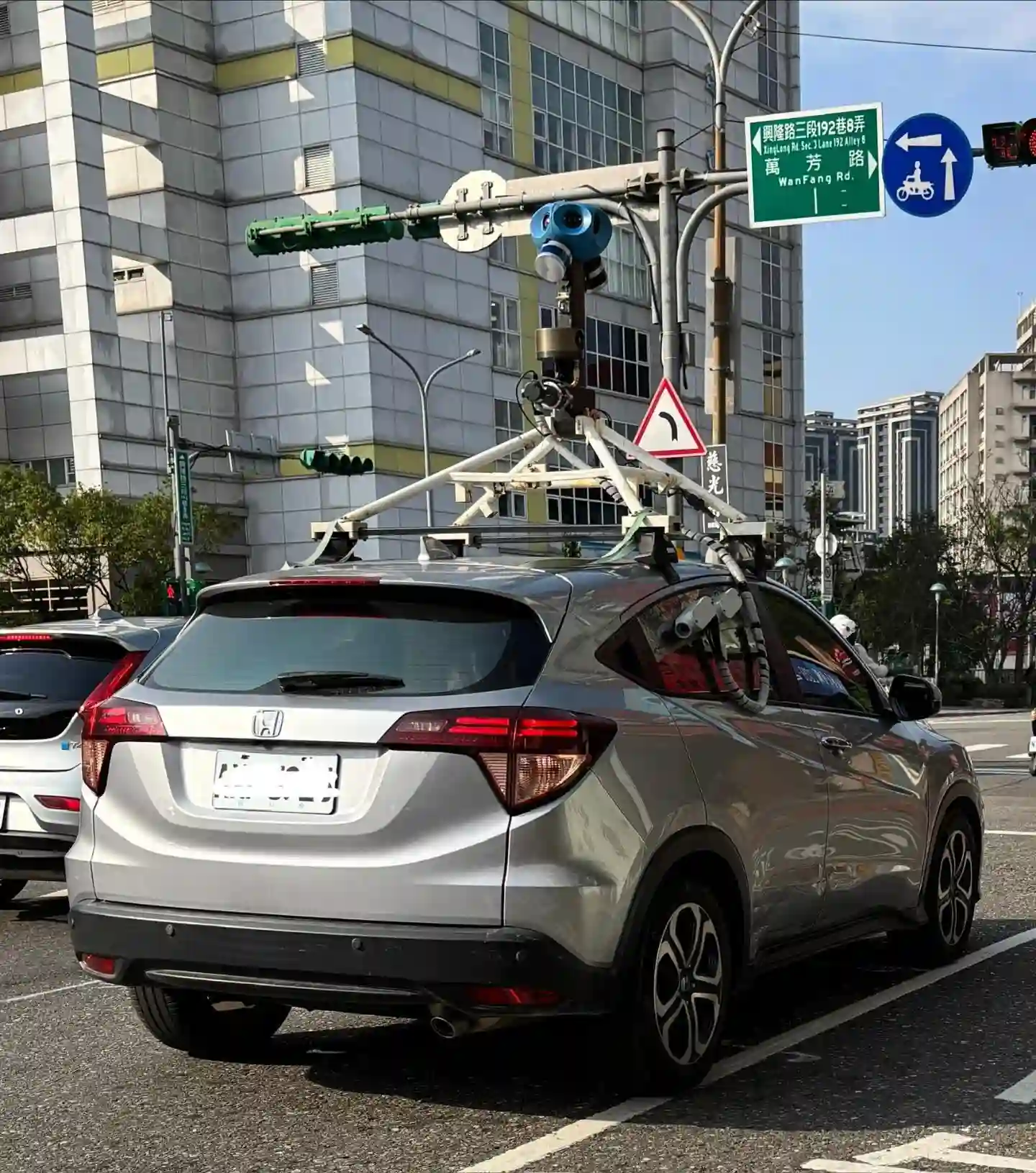 Picture of a Google Car spotted in Taipei, Taipei City, Taiwan on January 6, 2025.