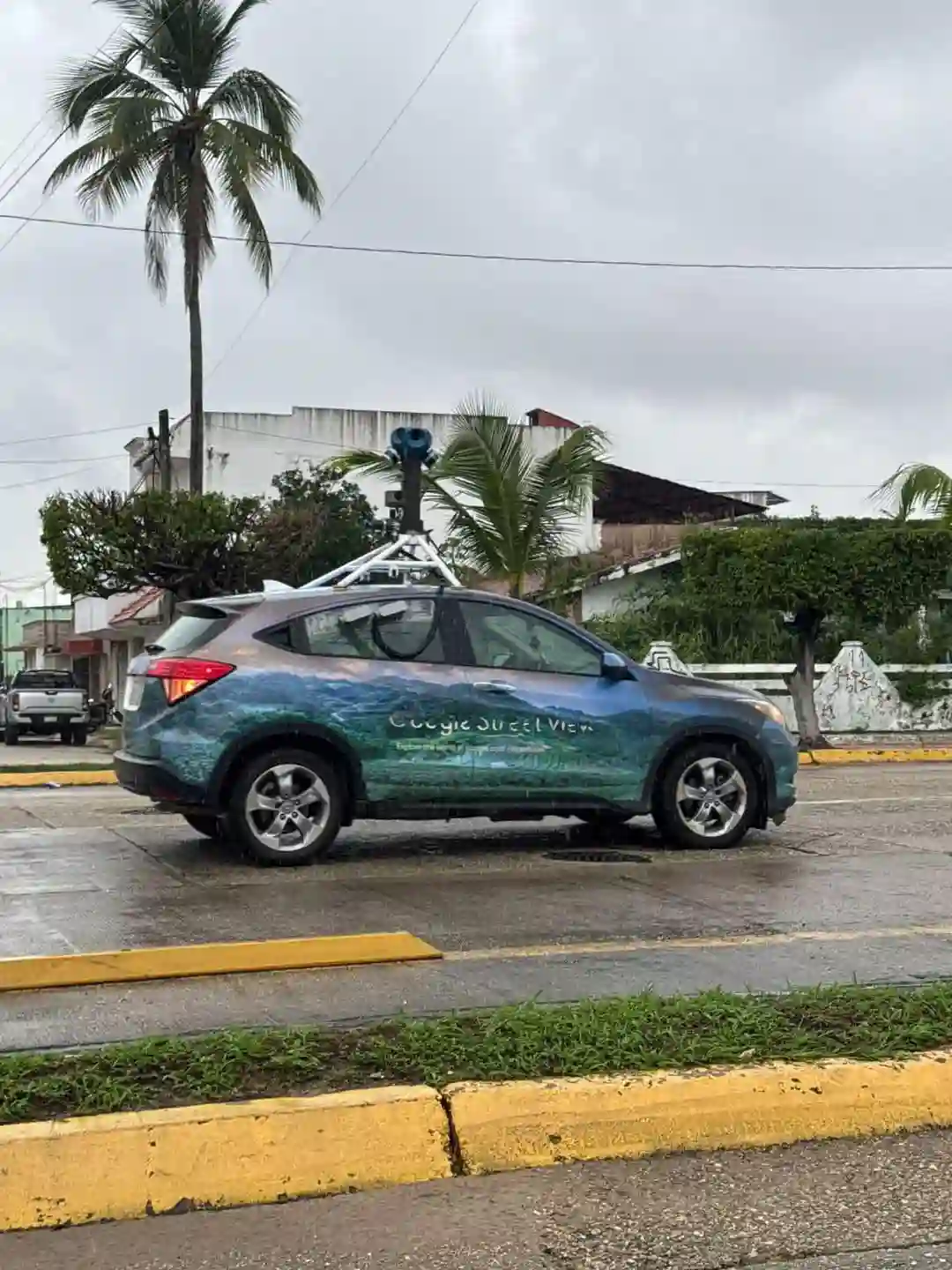 Picture of a Google Car spotted in Minatitlán, Veracruz, Mexico on January 12, 2025.