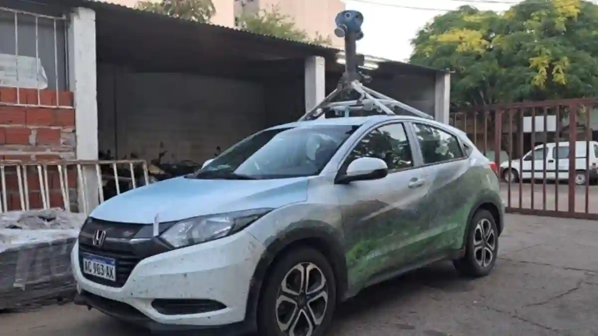 Picture of a Google Car spotted in Corrientes, Corrientes Province, Argentina on January 14, 2025.