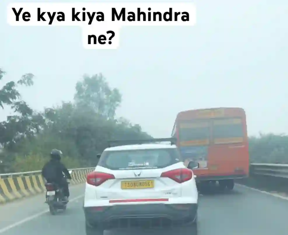 Picture of a Apple Car spotted in Ghazipur on January 14, 2025.