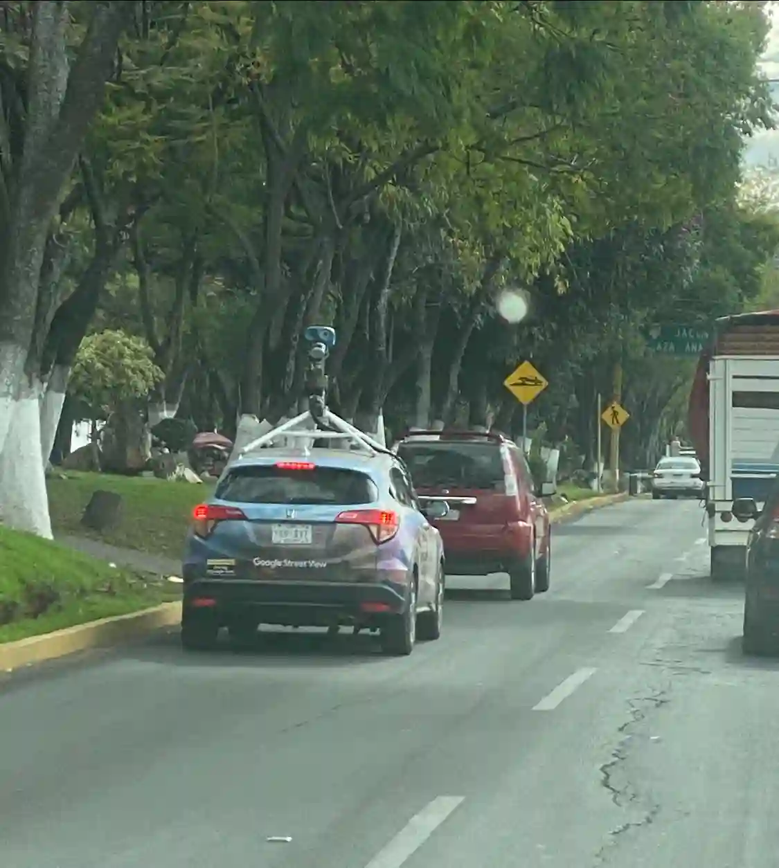 Picture of a Google Car spotted in Zamora, Michoacán, Mexico on January 14, 2025.