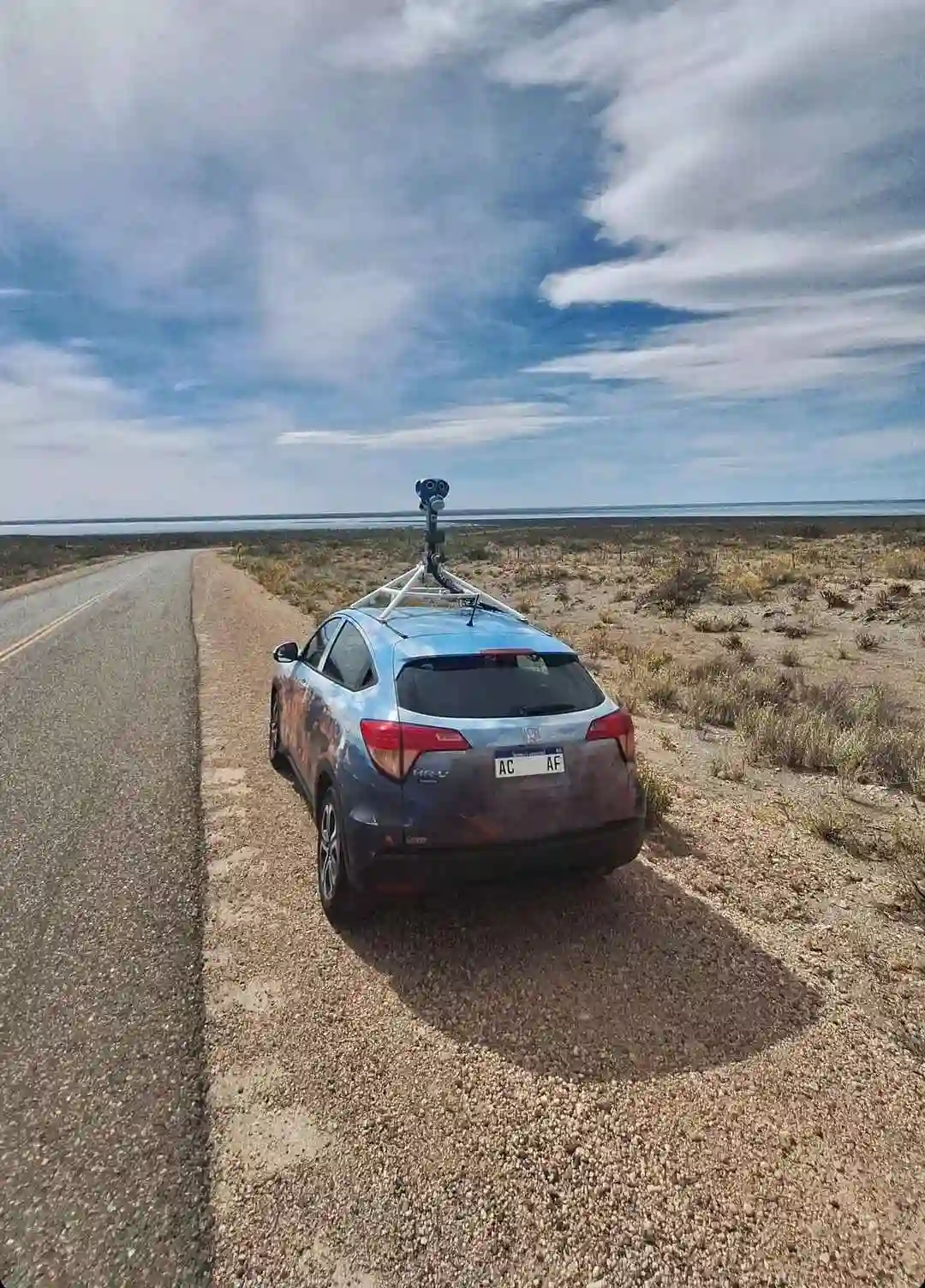 Picture of a Google Car spotted in Neuquén Province, Argentina on December 20, 2024.