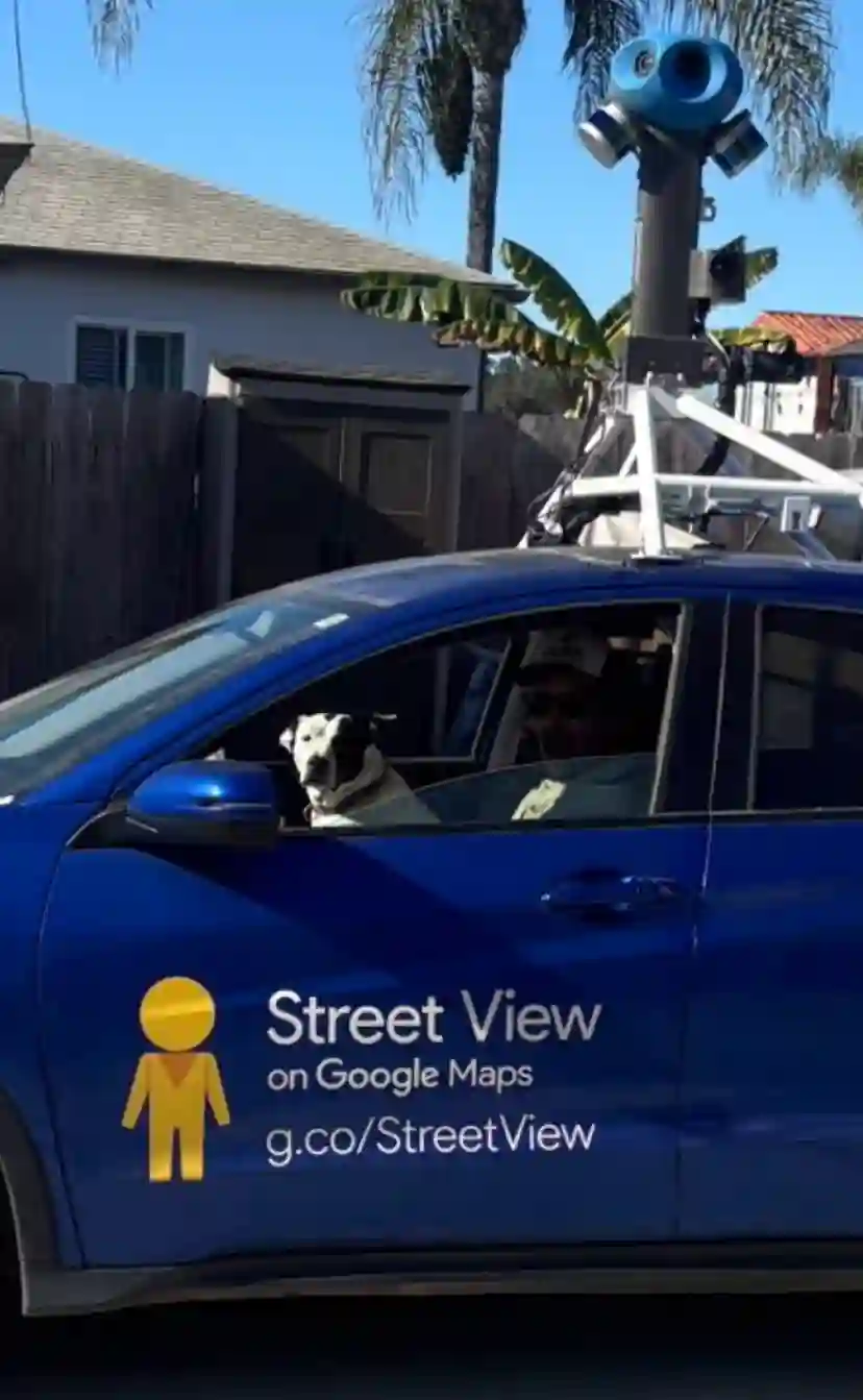 Picture of a Google Car spotted in San Diego, California, United States on January 15, 2025.