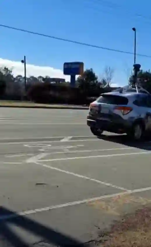 Picture of a Google Car spotted in Durham, North Carolina, United States on January 14, 2025.