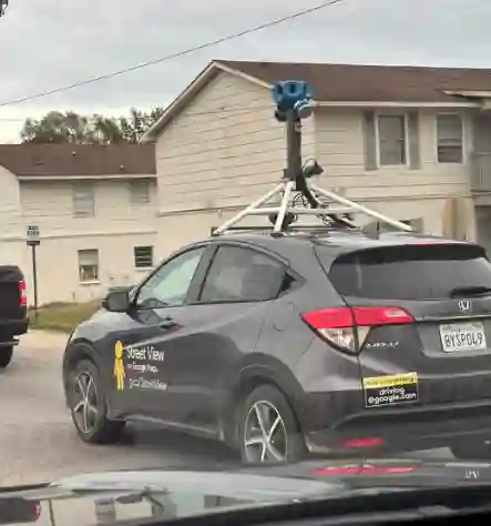 Picture of a Google Car spotted in Greenwell Springs, Louisiana, USA on January 14, 2025.