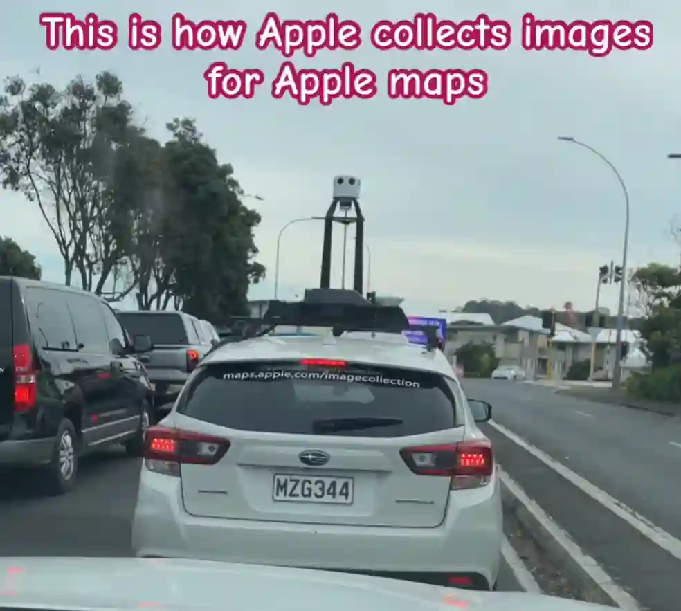 Picture of a Apple Car spotted in Arrowtown ?, Otago, New Zealand on January 17, 2025.