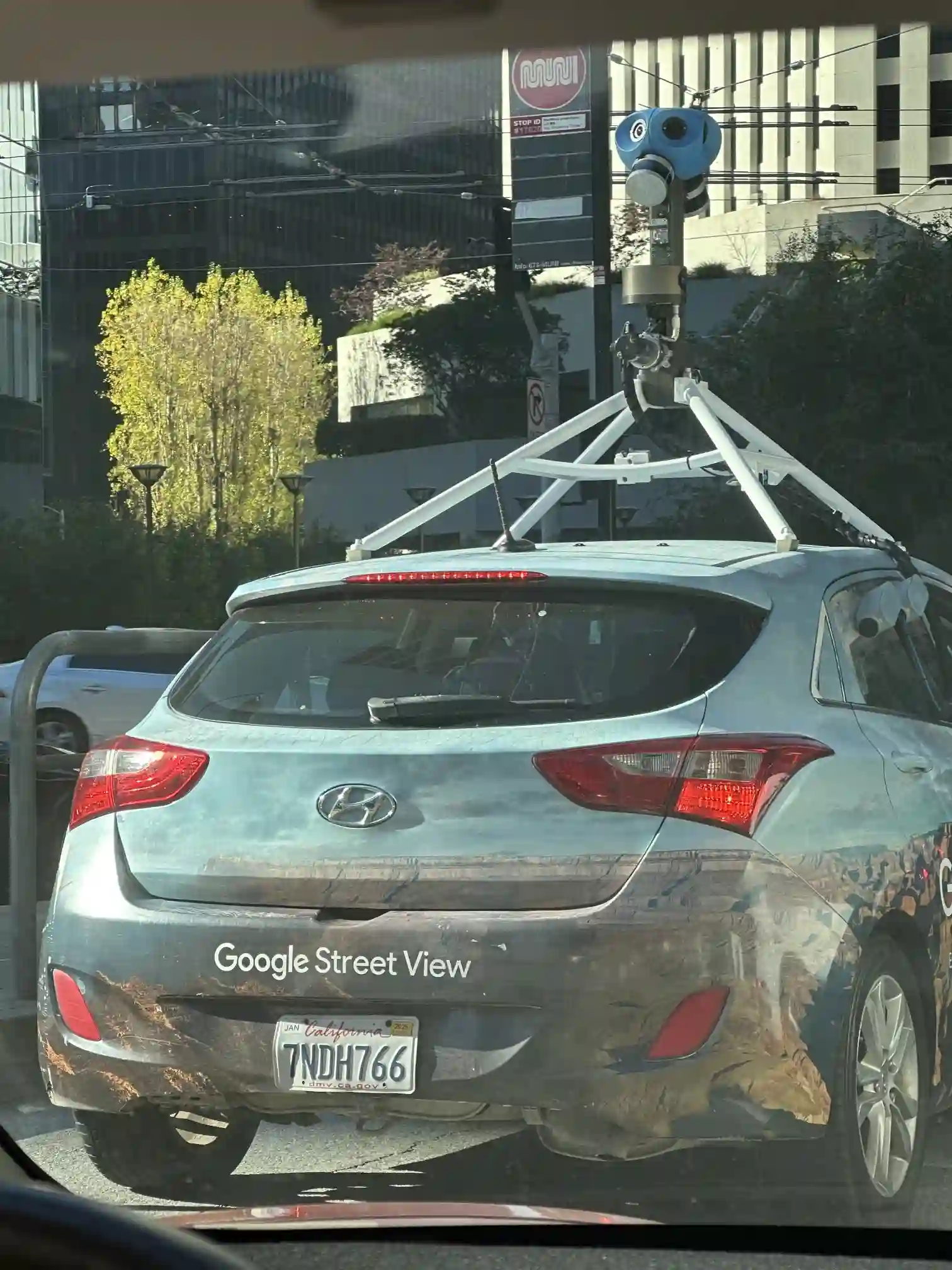 Picture of a Google Car spotted in San Francisco, California, United States on January 16, 2025.