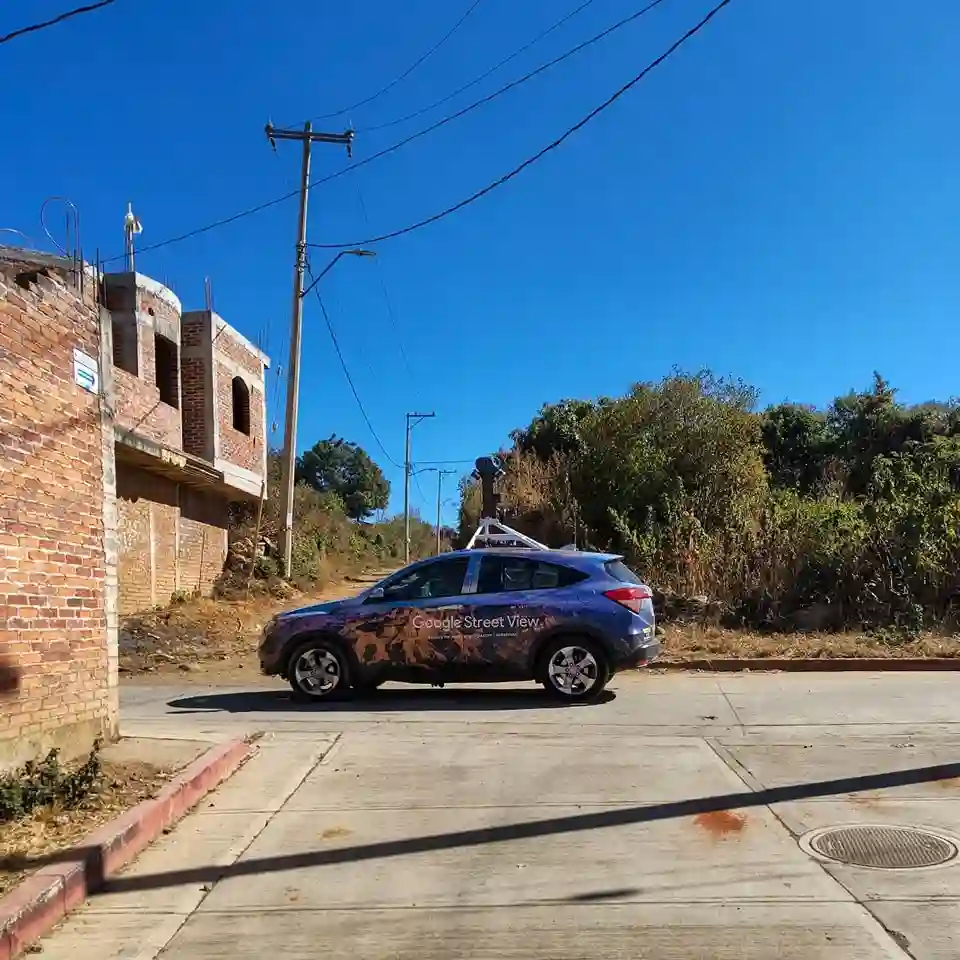 Picture of a Google Car spotted in Carapan, Michoacán, Mexico on January 18, 2025.