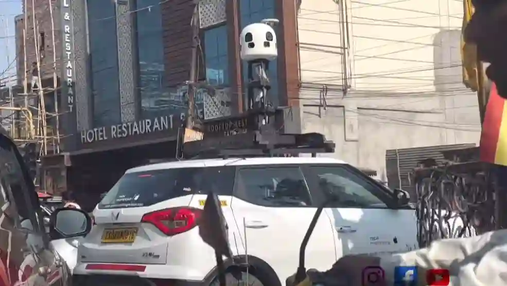 Picture of a Apple Car spotted in Muzaffarnagar, Uttar Pradesh, India on December 9, 2024.