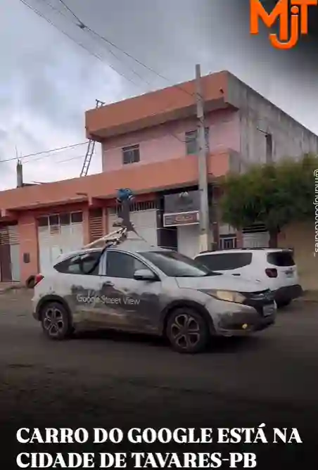 Picture of a Google Car spotted in Tavares, Paraíba, Brazil on January 15, 2025.