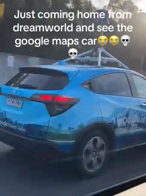 Picture of a Google Car spotted in Brisbane, Queensland, Australia on January 15, 2025.