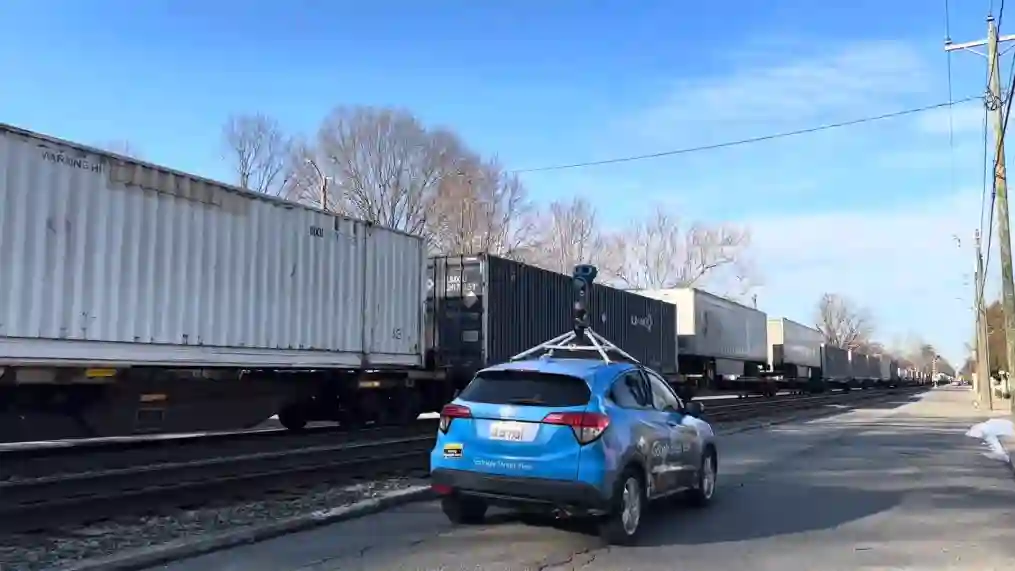 Picture of a Google Car spotted in Ashland, Virginia, United States on January 16, 2025.