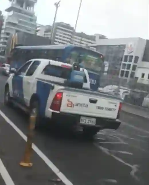 Picture of a Google Car spotted in Quito, Pichincha, Ecuador on January 19, 2025.
