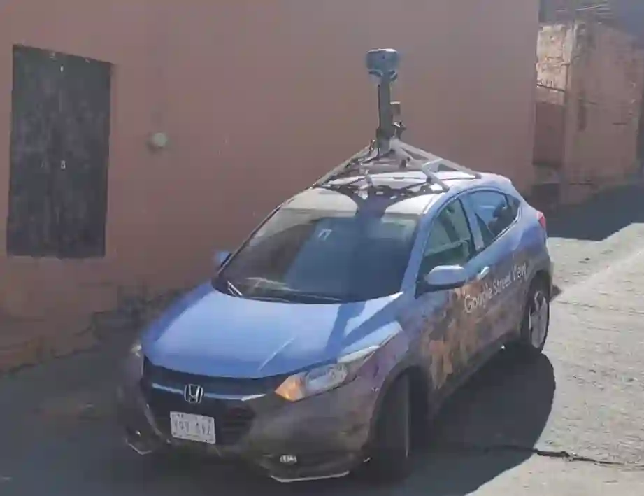 Picture of a Google Car spotted in La Yerbabuena, Michoacán, Mexico on January 22, 2025.