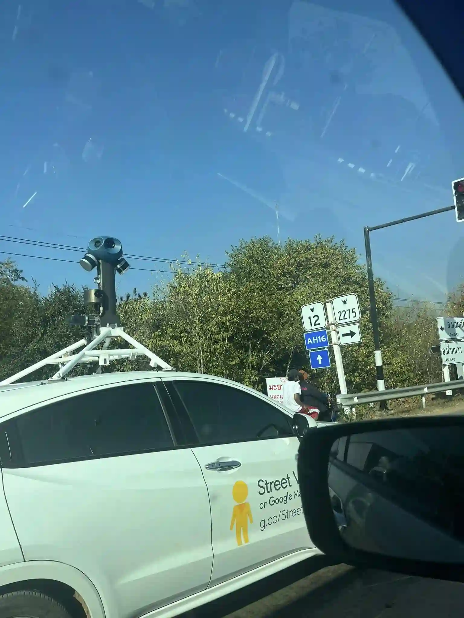 Picture of a Google Car spotted in Pak Chong, Phetchabun, Thailand on January 22, 2025.