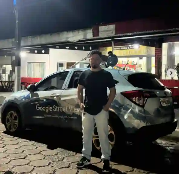 Picture of a Google Car spotted in Bannach, Pará, Brazil on January 22, 2025.