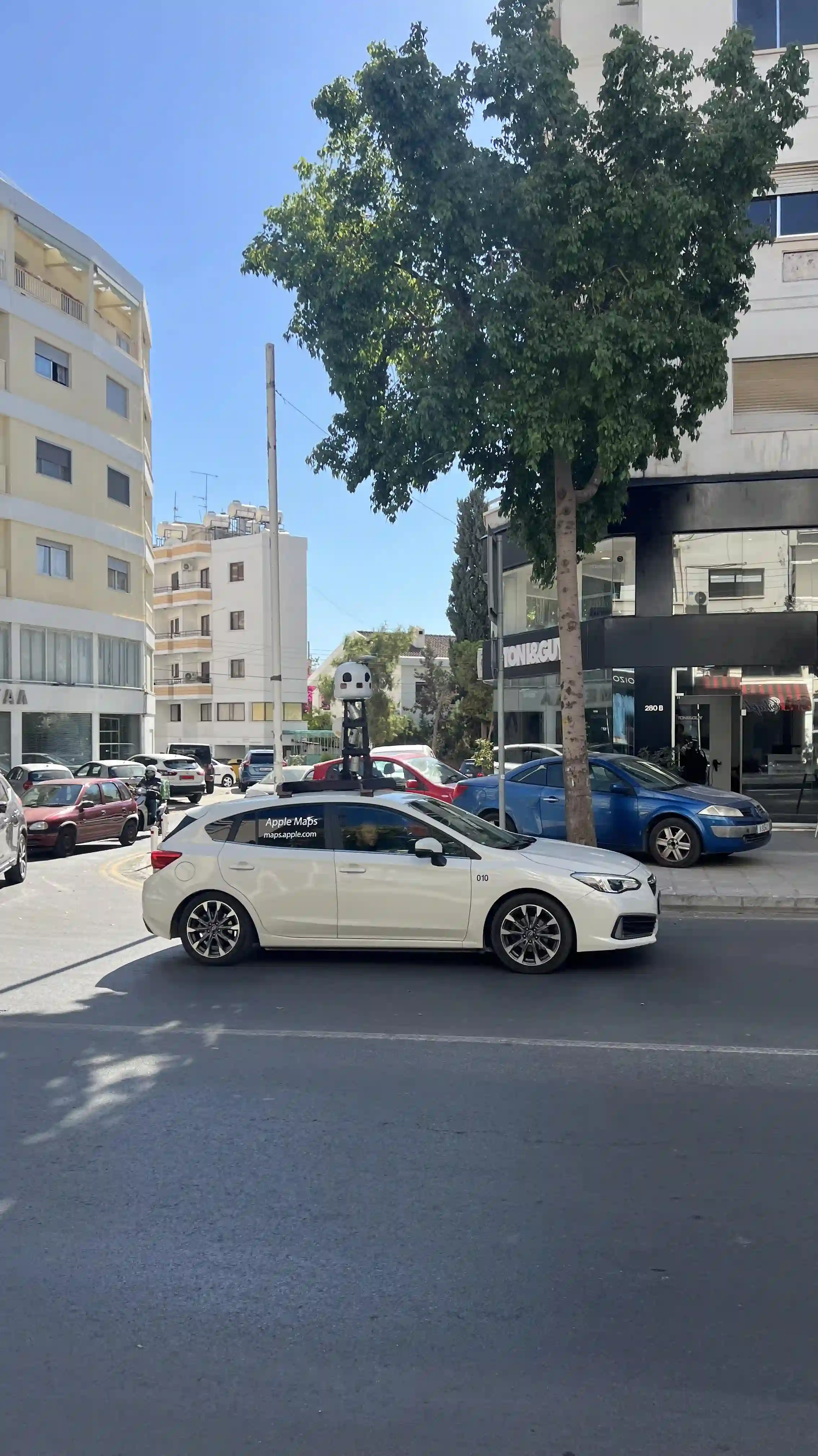 Picture of a Apple Car spotted in Limassol, Cyprus on October 23, 2024.
