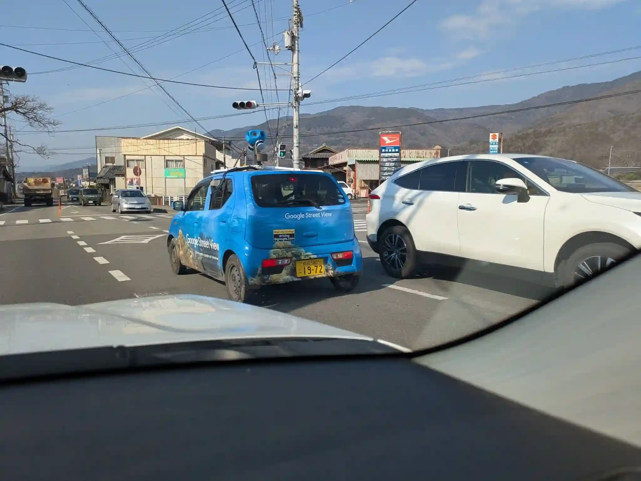 Picture of a Google Car spotted in Mima, Tokushima, Japan on January 23, 2025.