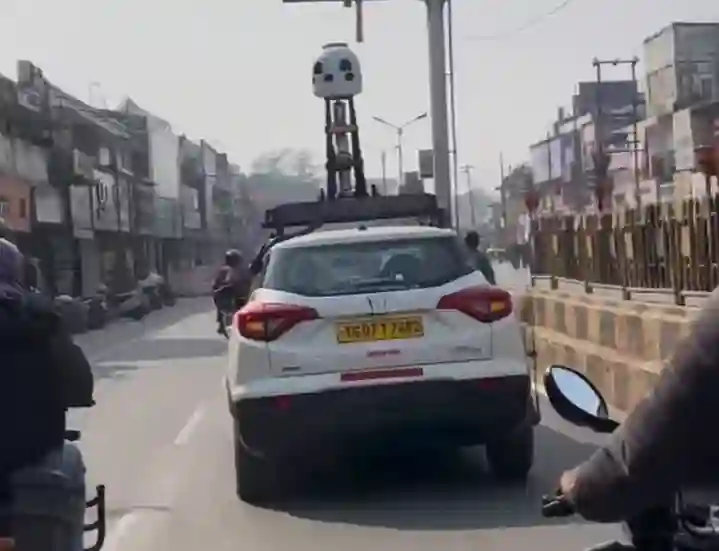 Picture of a Apple Car spotted in Gorakhpur, Uttar Pradesh, India on January 25, 2025.
