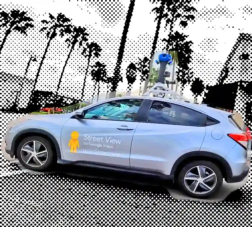 Picture of a Google Car spotted in Miami, Florida, United States on January 21, 2025.