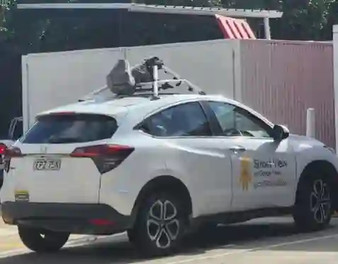 Picture of a Google Car spotted in Ipswich, Queensland, Australia on January 26, 2025.