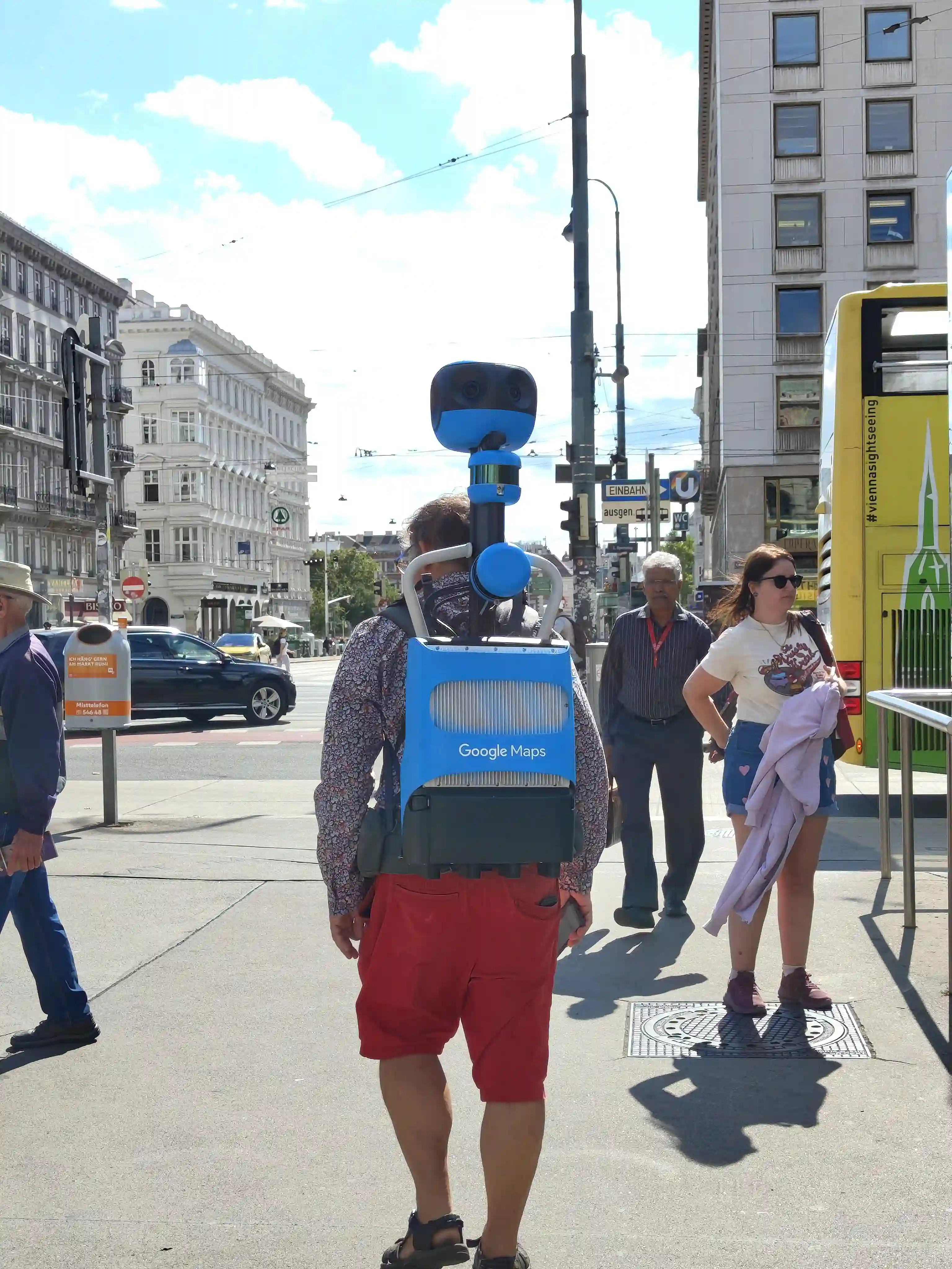 Picture of a Google Car spotted in Vienna, Austria on September 10, 2024.